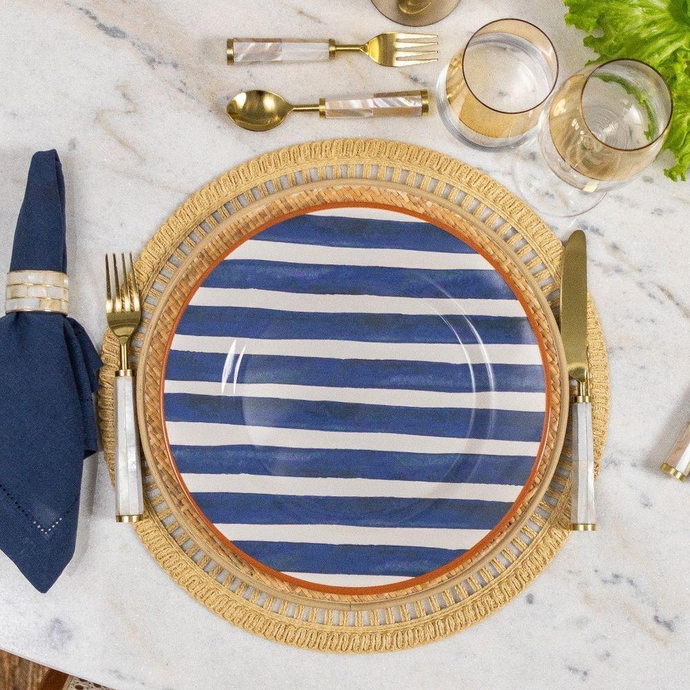 Prato Raso Copa E Cia Aquarelle Em Cerâmica Náutico - 2