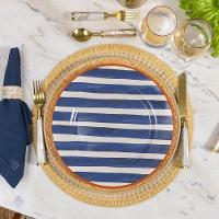 Prato Raso Copa E Cia Aquarelle Em Cerâmica Náutico - 2