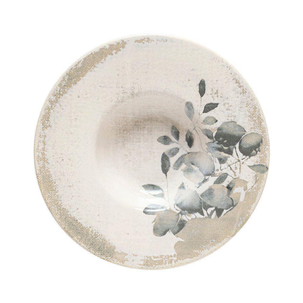 Prato Para Massa E Risoto Copa E Cia Florença Em Cerâmica Flórea - 1