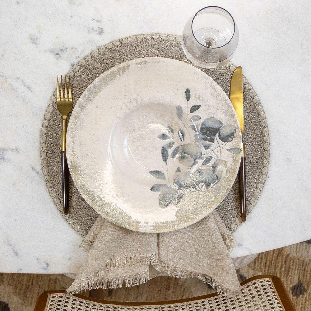 Prato Para Massa E Risoto Copa E Cia Florença Em Cerâmica Flórea - 4