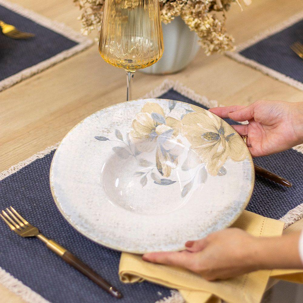 Prato Para Massa E Risoto Copa E Cia Florença Em Cerâmica Soléa - 2