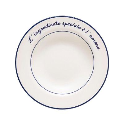 Prato Fundo Copa E Cia Aquarelle Em Cerâmica Speciale