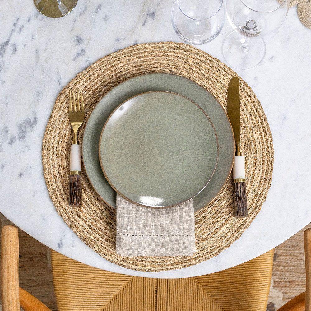 Prato De Sobremesa Copa E Cia Reative Em Cerâmica Verde - 3