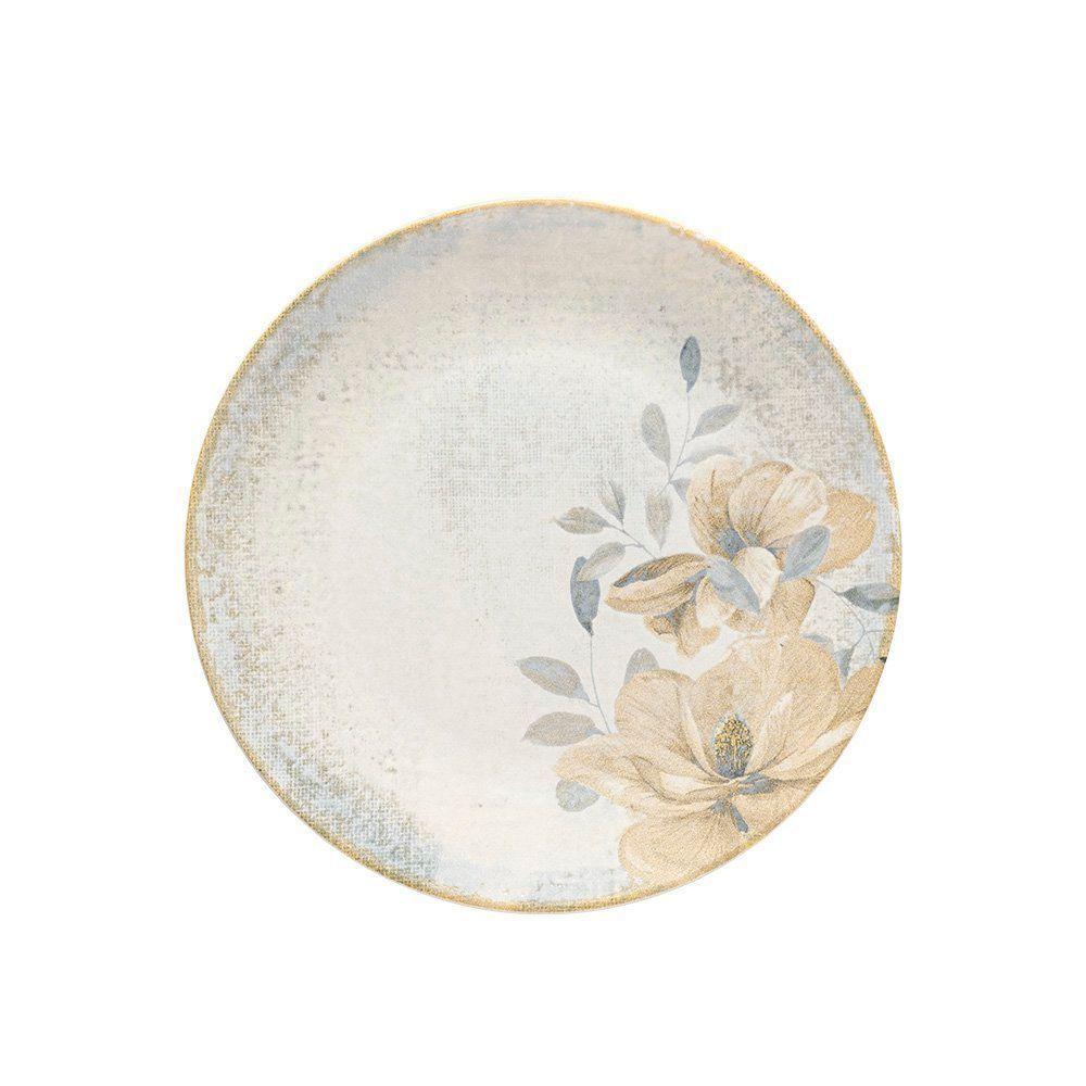 Prato De Sobremesa Copa E Cia Florença Em Cerâmica Soléa - 1