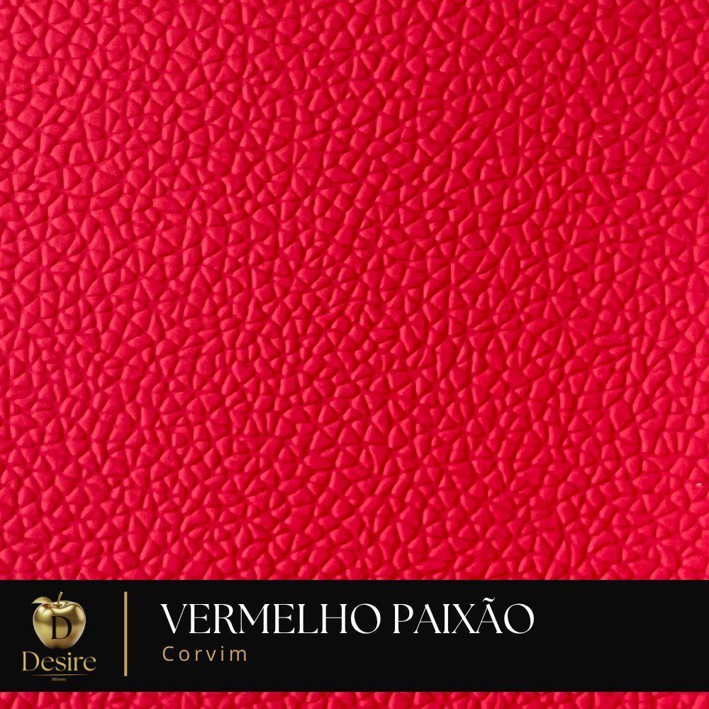 Poltrona Divã Cadeira Recamier Design Americano Sofá Desire Vermelho - 6