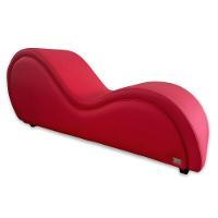 Poltrona Divã Cadeira Recamier Design Americano Sofá Desire Vermelho - 1