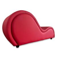 Poltrona Divã Cadeira Recamier Design Americano Sofá Desire Vermelho - 2