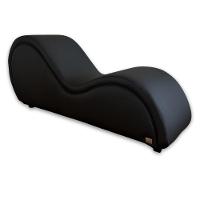 Poltrona Divã Cadeira Recamier Design Americano Sofá Desire Preta - 3