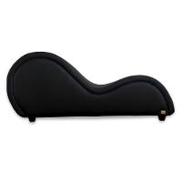 Poltrona Divã Cadeira Recamier Design Americano Sofá Desire Preta - 5