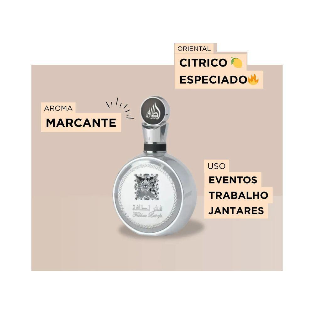 Perfume Fakhar Platin Lattafa Eau De Parfum Unissex 100ml Original - 3