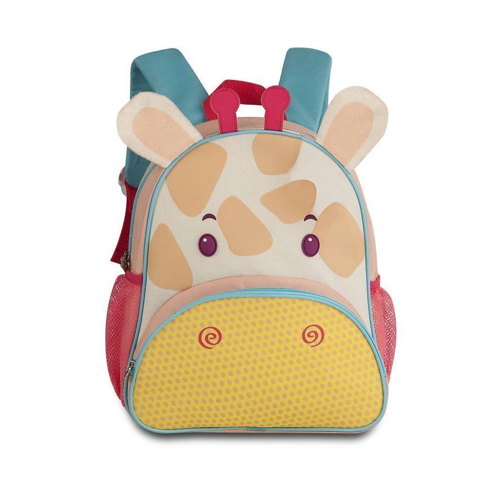 Mochila Infantil Escolar Passeio Costas Girafa - 1