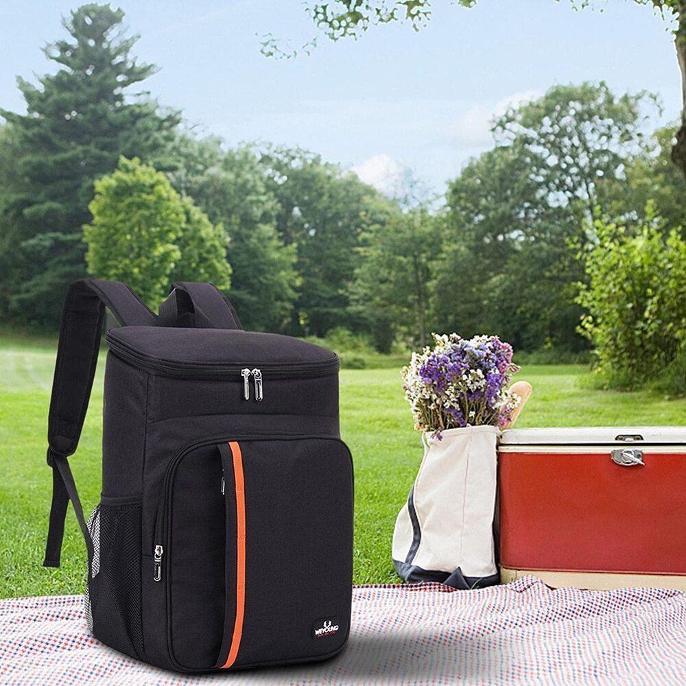 Mochila Termica Bolsa Cooler Grande Freezer Sacola 18 Litros Caixa Vinho Cerveja Impermeavel Praia Camping Esportes Tril - 2