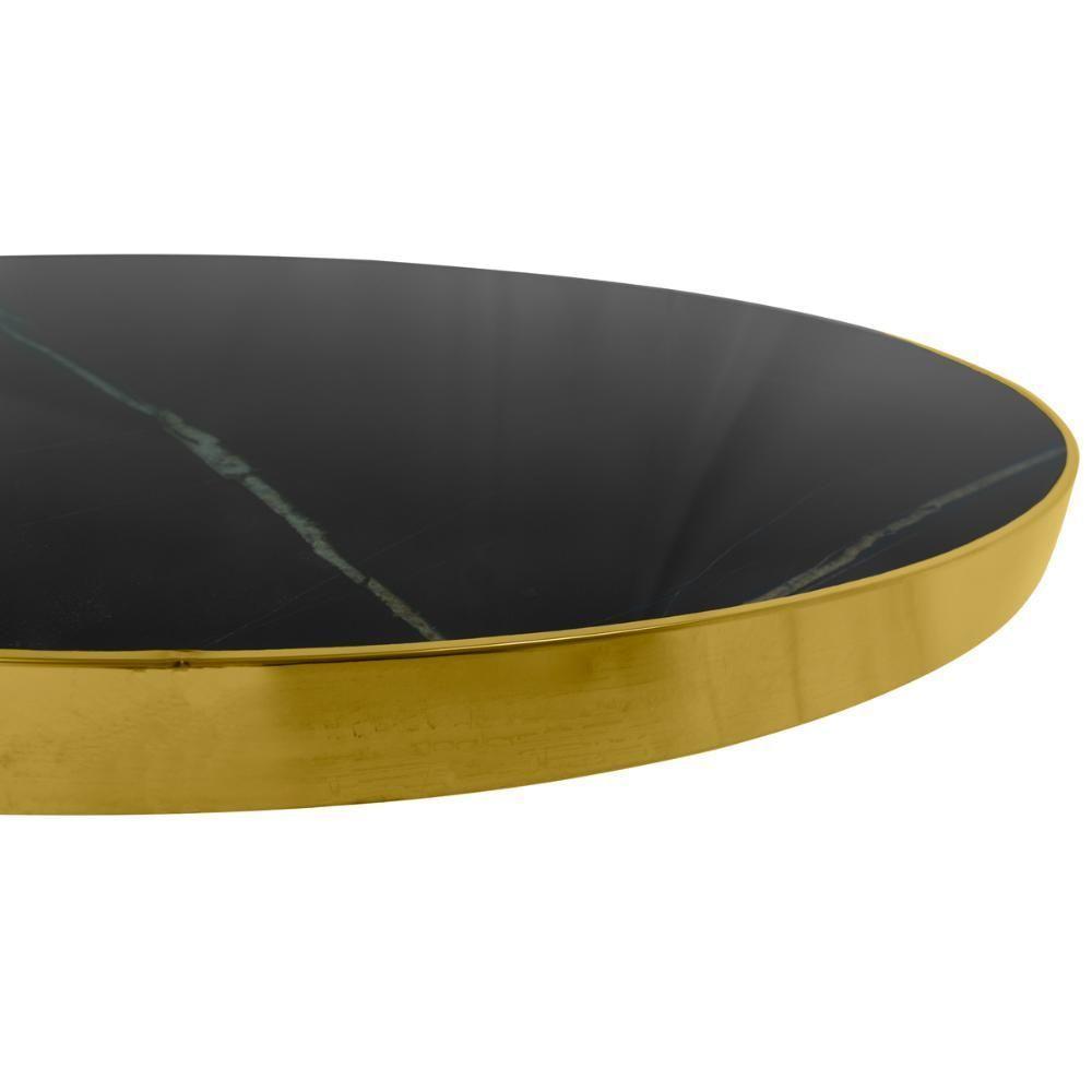 Mesa De Jantar Redonda Majestic 70cm - Preto - 3