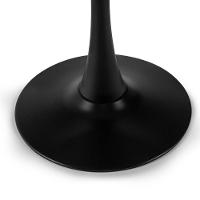 Mesa De Jantar Redonda Majestic 70cm - Preto - 5