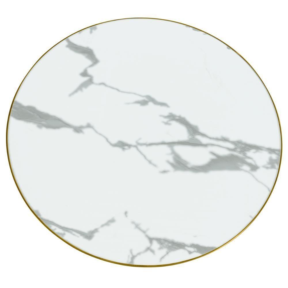 Mesa De Jantar Redonda Majestic 70cm - Branco - 4