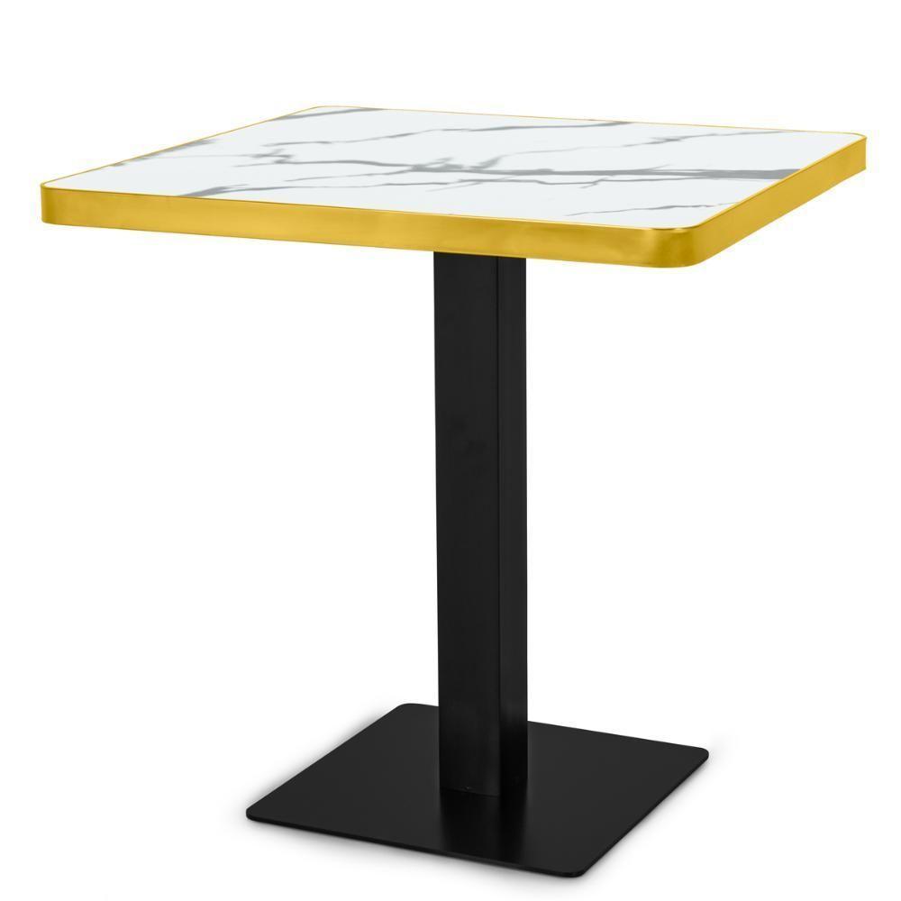 Mesa De Jantar Quadrada Venezia 70x70 - Branco - 1