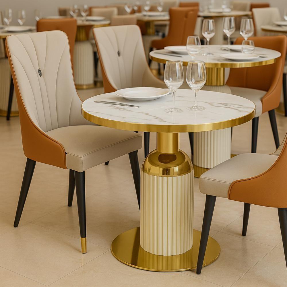 Mesa De Jantar Redonda Imperial 70cm - Branco - 2