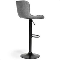 Banqueta Alta Para Cozinha Americana Bar Giratória Kit 04 Un Cinza - 8