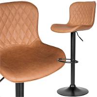 Banqueta Alta Para Cozinha Americana Bar Giratória Kit 04 Un Caramelo - 5