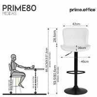 Banqueta Alta Giratória Com Encosto Cozinha Bar Kit 03 Un Branco