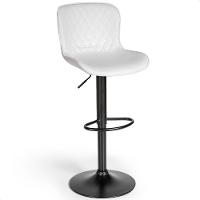 Banqueta Alta Giratória Com Encosto Cozinha Bar Kit 03 Un Branco - 6