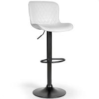 Banqueta Alta Giratória Com Encosto Cozinha Bar Kit 03 Un Branco - 9