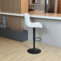 Banqueta Alta Giratória Com Encosto Cozinha Bar Kit 03 Un Branco - 10