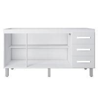 Balcao Sem Tampo Para Pia 150cm 9130 Branco Mobbs Branco - 5