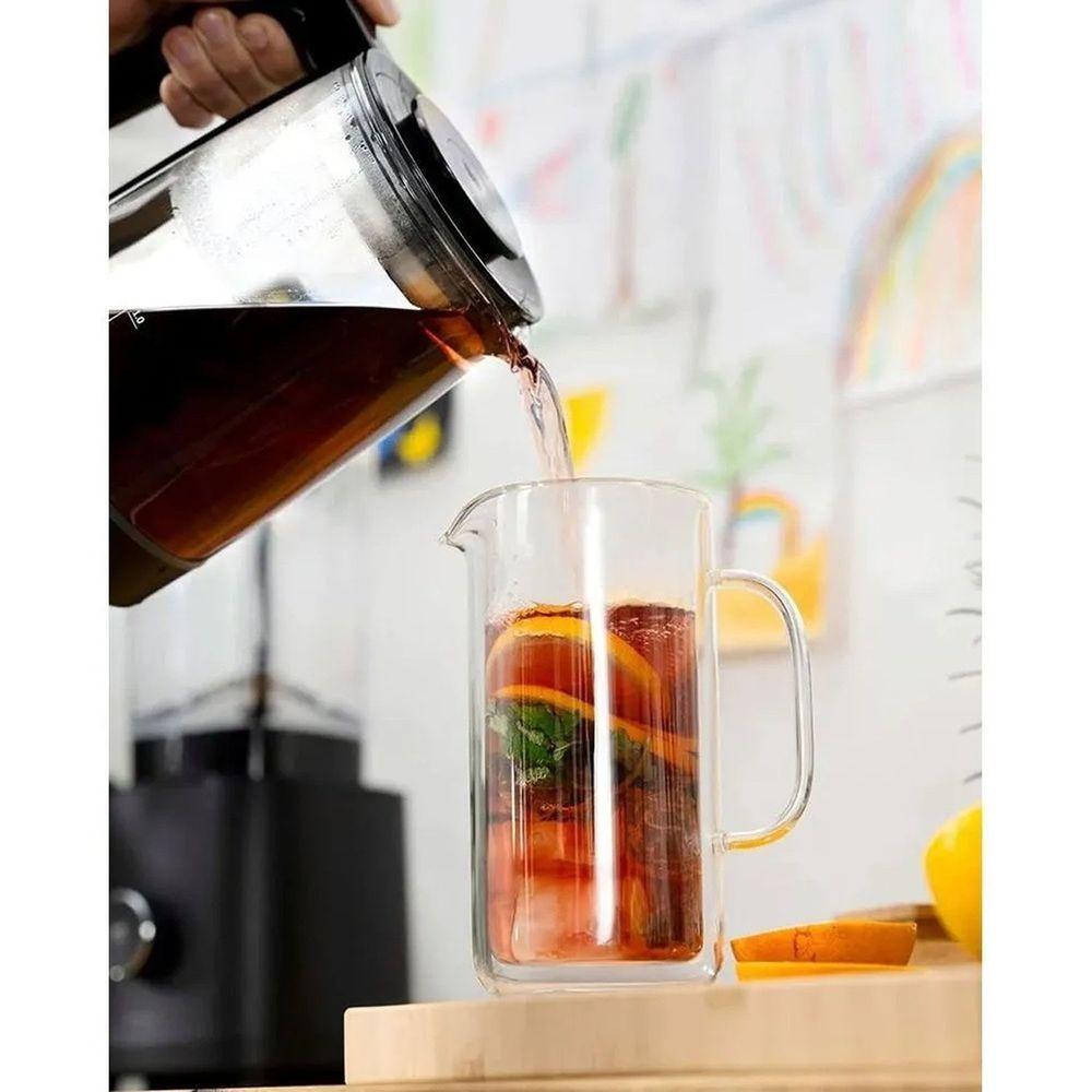 Jarra De Vidro Duplo Grande Tramontina Térmica Para Quentes E Frios 1 Litro - Cafés, Chás, Leite Tramontina - 5