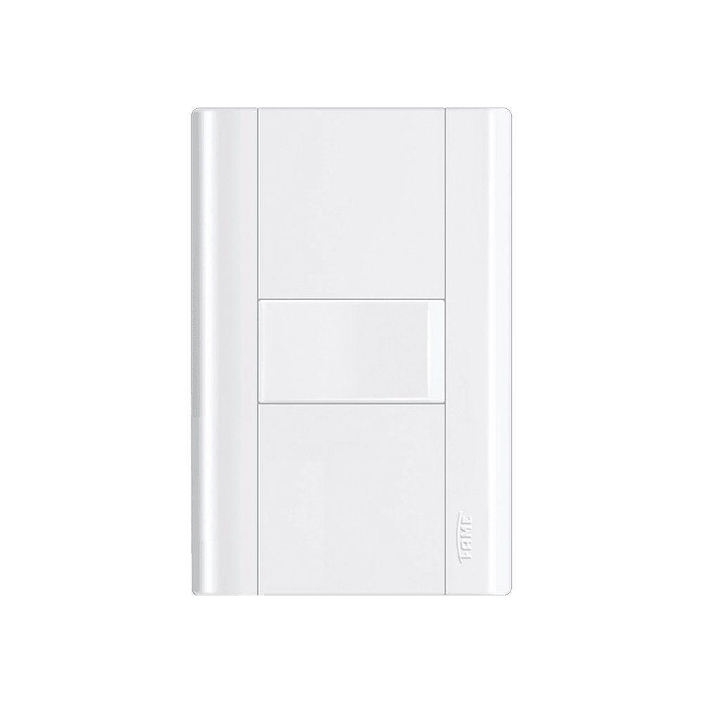 Interruptor Simples Fame Modulare Com Placa 4x2 Branco - 1