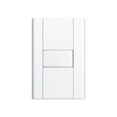 Interruptor Paralelo Fame Modulare Com Placa 4x2 Branco