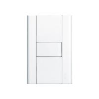 Interruptor Paralelo Fame Modulare Com Placa 4x2 Branco - 1