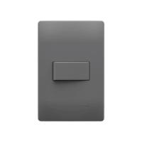 Interruptor Paralelo Fame Habitat Onix Com Placa 4x2 Onix - 1