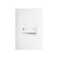 Interruptor Bipolar Simples Fame Habitat Com Placa 4x2 Branco - 1