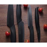 Faca Para Legumes E Frutas Tramontina Accurato Em Cerâmica Cabo Emborrachado E Bainha 3 Polegadas Tramontina - 2