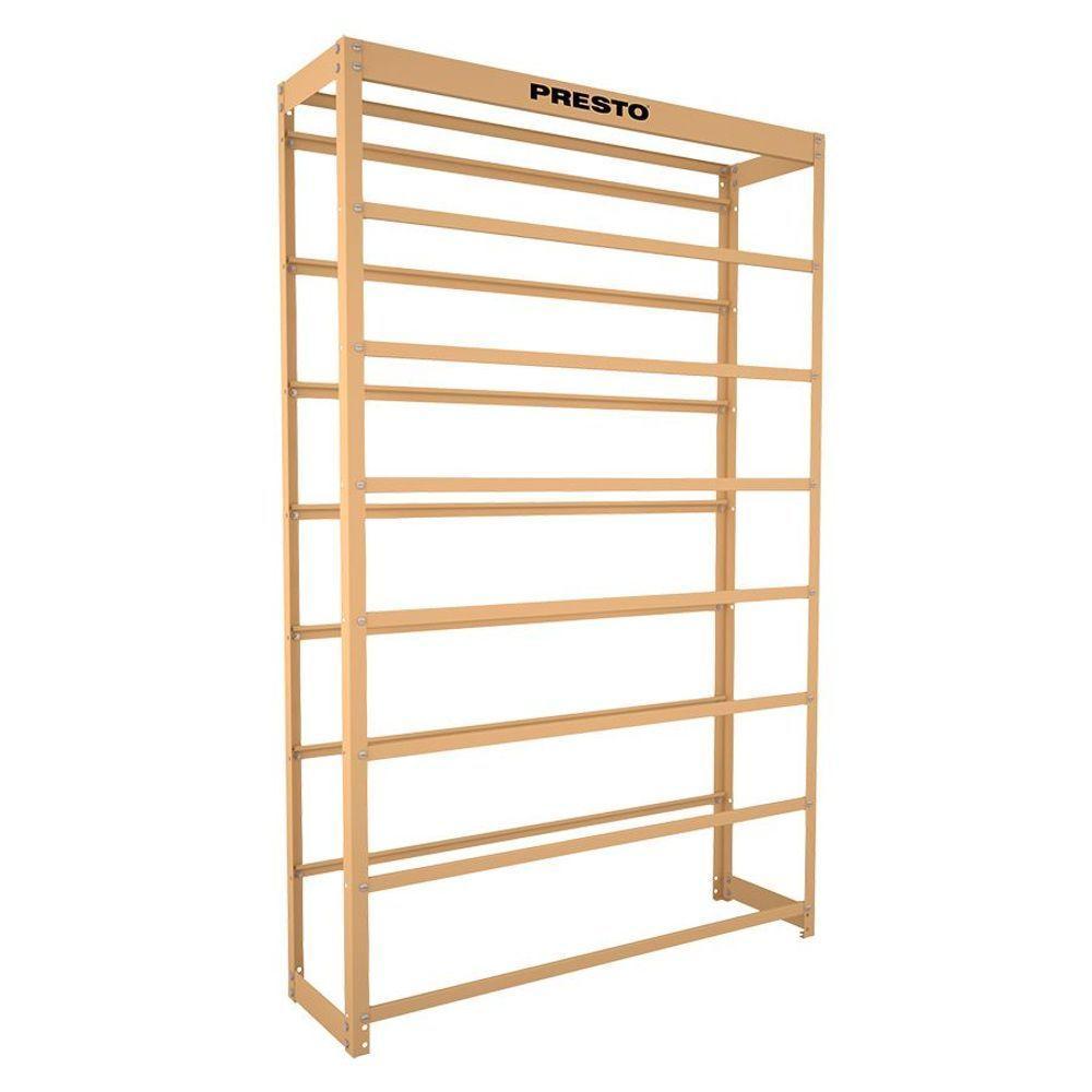 Estrutura Metalica Bege Para 28 Gavetas N7 Presto - 1