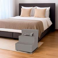 Escada Pet Almofadada 3 Degraus Para Cães E Gatos Veludo Cappucino - 6