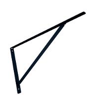 Cantoneira Mão Francesa Preta New 50 Cm Presto Para Estante - 1