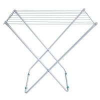 Varal Portátil Dobrável De Chão Branco Para Apartamento - 1