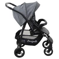 Carrinho De Bebê Burigotto Rio 22 Reversível Até 22kg Cinza Mesclado
