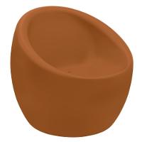 Poltrona Tramontina Oca Em Polietileno Laranja Caqui - 1