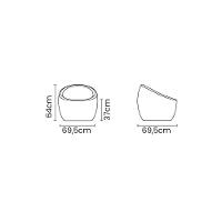 Poltrona Tramontina Oca Em Polietileno Laranja Caqui - 5