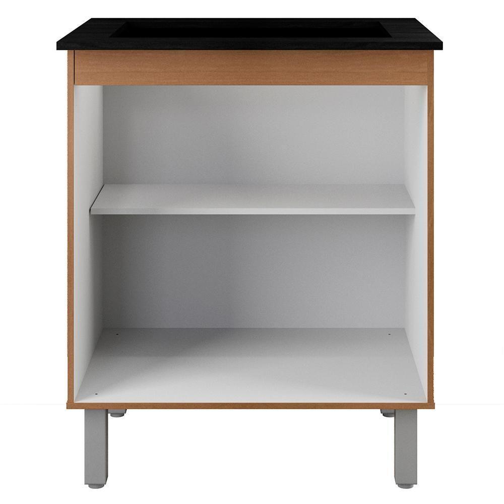 Balcao 70cm Com Tampo Para Cooktop 4 Bocas 9250 Savana Off White Mobbs Savana Off White - 5