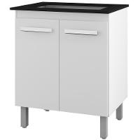 Balcao 70cm Com Tampo Para Cooktop 4 Bocas 9250 Branco Mobbs Branco - 1