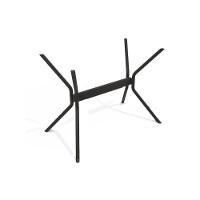 Base Mesa De Jantar Loire M031 Aço S- Tampo Preto - Kappesberg - 1