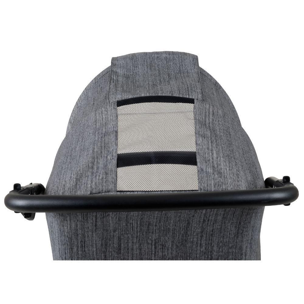 Travel System Burigotto Carrinho De Bebê Rio 22 Com Bebê Conforto Materna Cinza Mesclado - 5