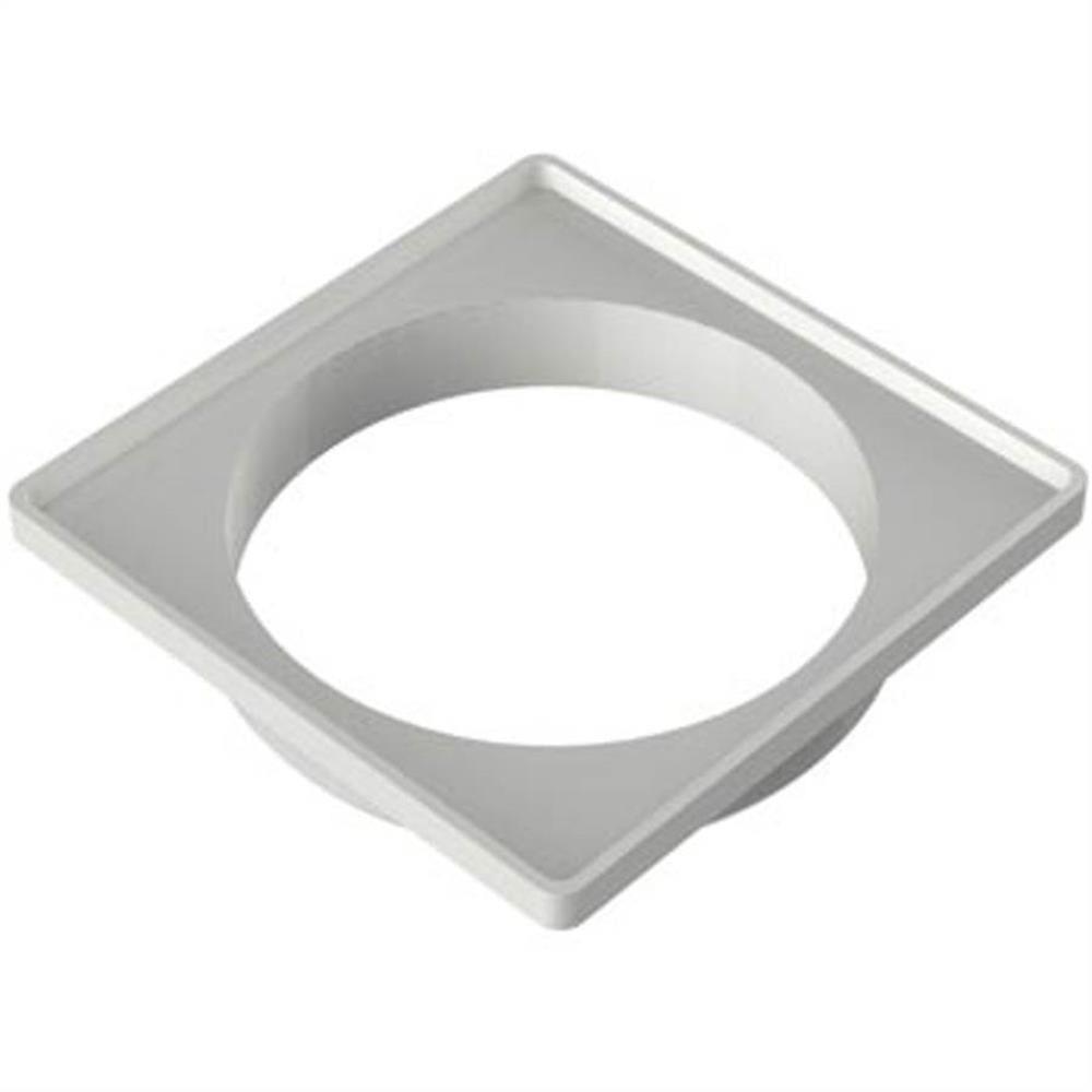 Porta Grelha Quadrada 6'' 150mm Pvc Prata - 27591205 - Tigre - 1