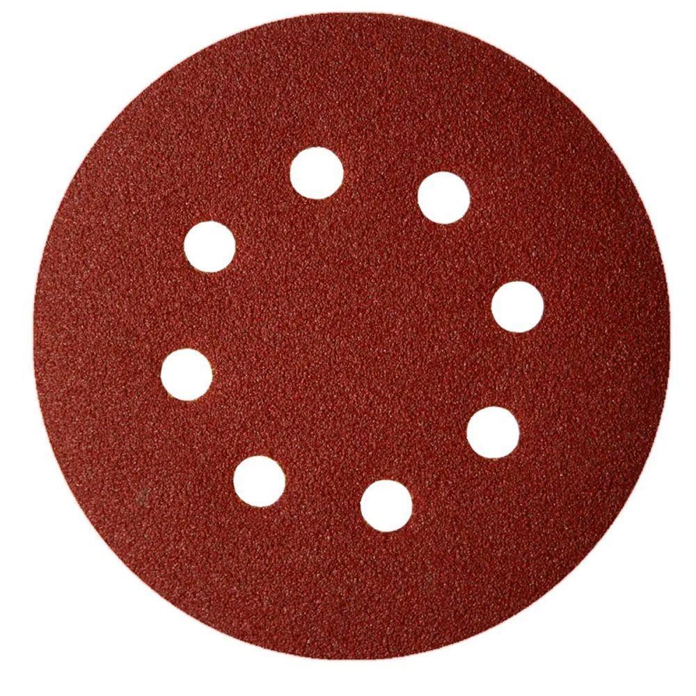 Disco Lixa 125 Mm G80 Alvenaria Com Fixador Tradestar - 2