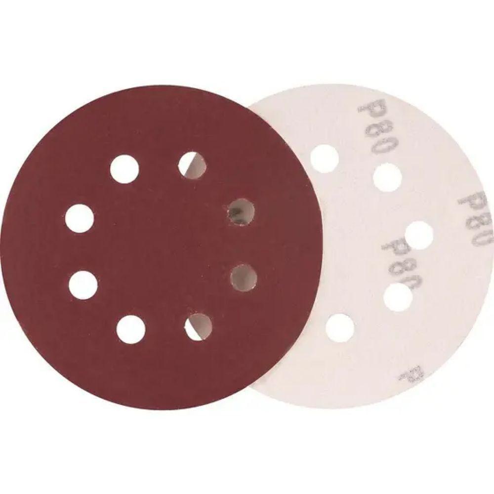 Disco Lixa 125 Mm G80 Alvenaria Com Fixador Tradestar - 3