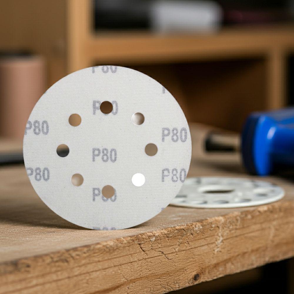 Disco Lixa 125 Mm G80 Alvenaria Com Fixador Tradestar - 5